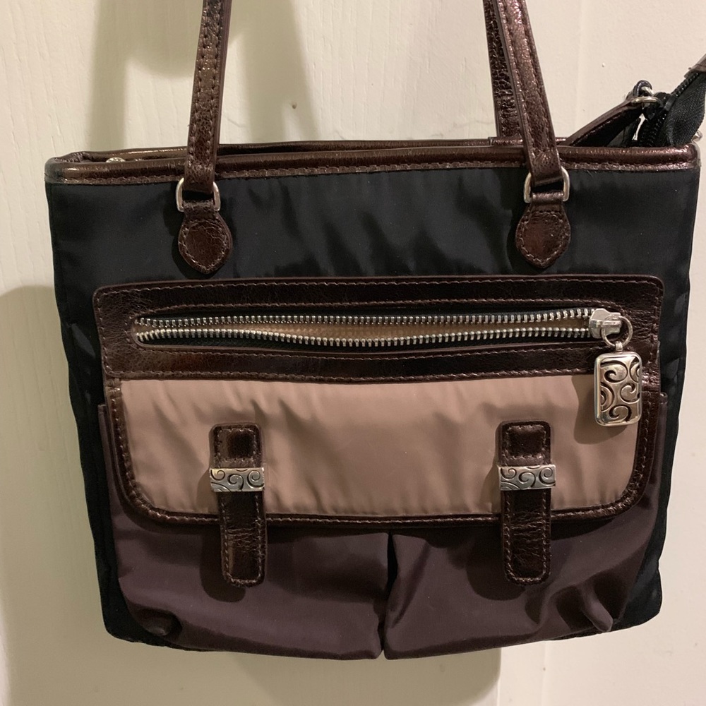 Brighton Nylon/Leather Crossbody